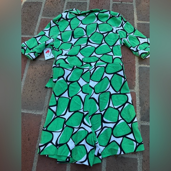 DVF for Gap Kids Small (6-7) Green Wrap Romper Dress NWT Diane Von Furstenberg - Picture 5 of 7